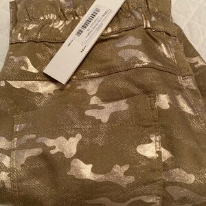 Gold/Camo Shelly Joggers NWT